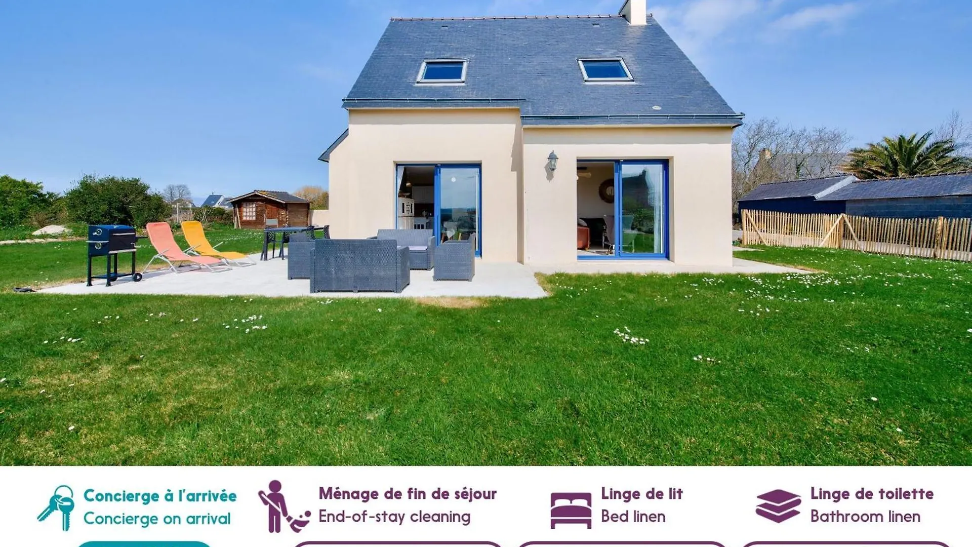 Nyaraló Maison Pour 6 Avec Jardin A 500 M De La Plage Plouguerneau Franciaország